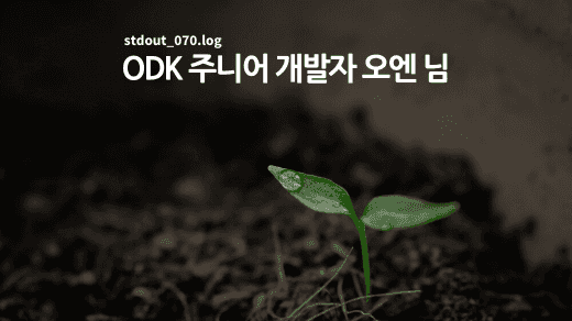 ODK 주니어 개발자 오엔 님